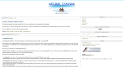 Desktop Screenshot of natural-learning.net